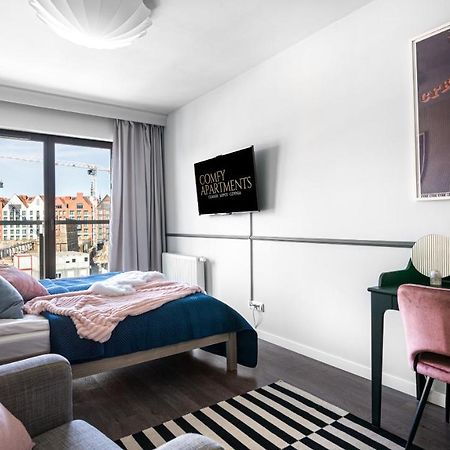 Waterlane W Oknami Na Rzeke - Marina View - Comfy Apartments 그단스크 외부 사진