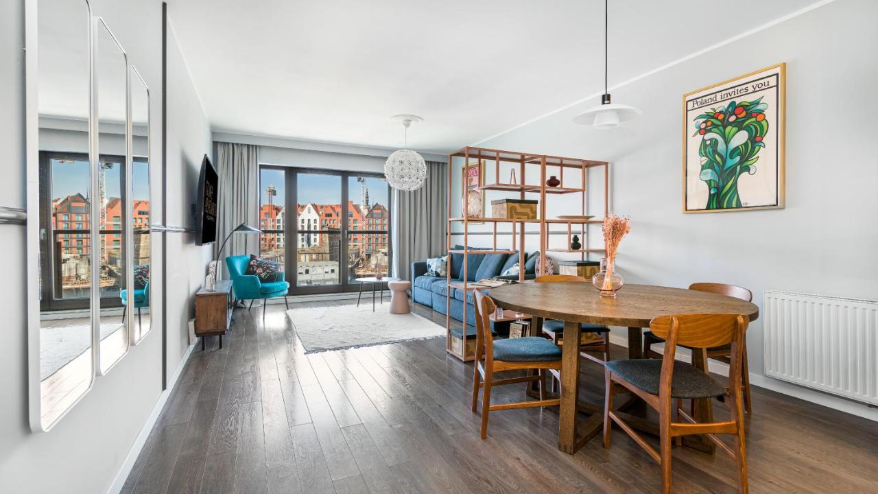 Waterlane W Oknami Na Rzeke - Marina View - Comfy Apartments 그단스크 외부 사진